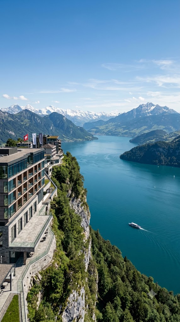 Bürgenstock Resort overlooking Lake Lucerne